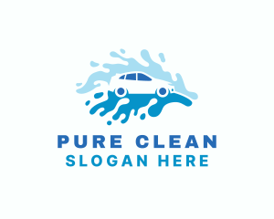 Vehicle Cleaning Water  logo design