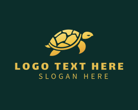 Gold Sea Turtle Animal