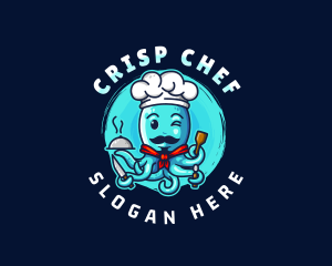 Octopus Chef Culinary logo design