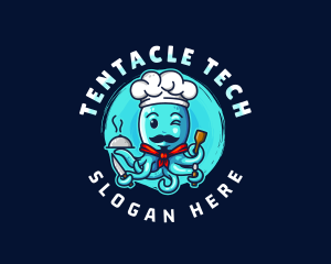 Octopus Chef Culinary logo design