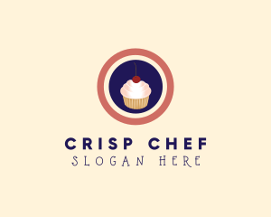 Cherry Cupcake Bakery logo design