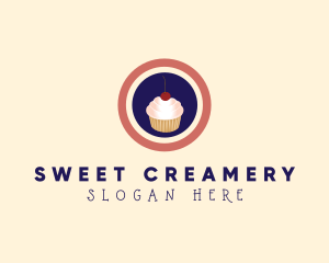 Cherry Cupcake Bakery logo design