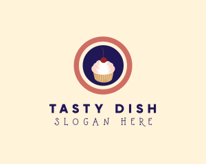 Cherry Cupcake Bakery logo design