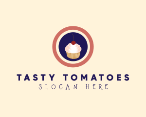 Cherry Cupcake Bakery logo design