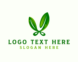Sprout - Gardening Leaf Shears logo design