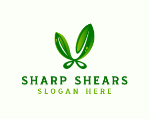 Shears - Gardening Leaf Shears logo design