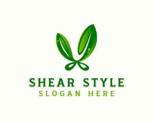 Gardening Leaf Shears logo design