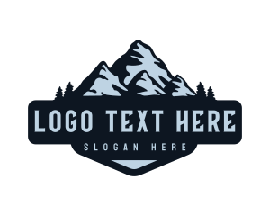 Exploration - Summit Mountain Nature logo design