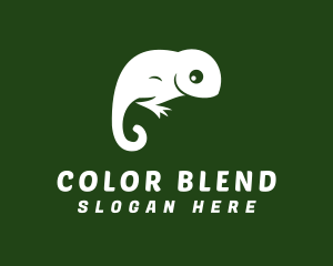 Reptile Chameleon Pet logo design