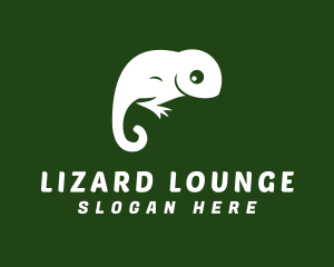 Reptile Chameleon Pet logo design