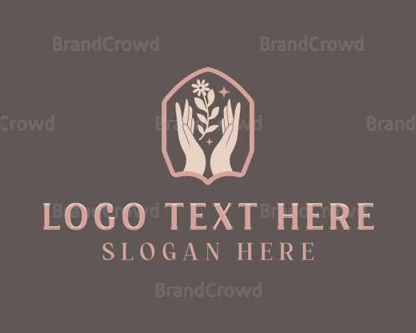 Flower Hands Florist Logo