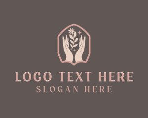 Yogi - Flower Hands Florist logo design