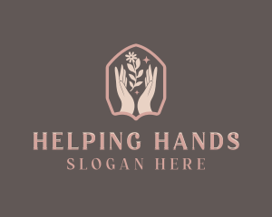 Hands - Flower Hands Florist logo design