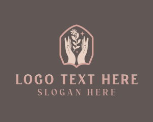 Hands - Flower Hands Florist logo design