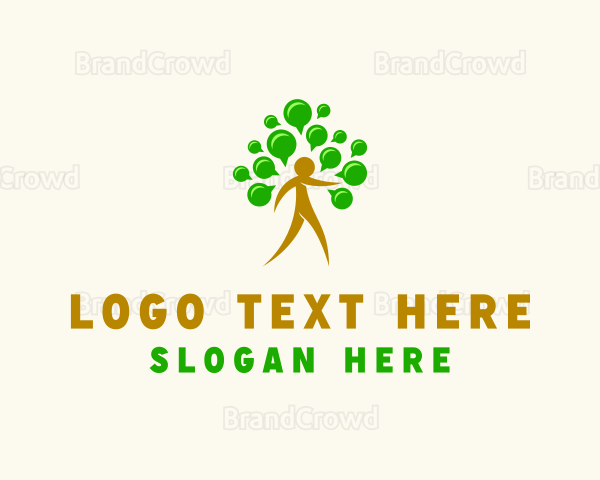 Human Wellness Tree Chat Logo