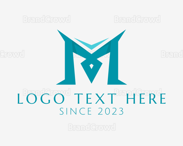 3D Marketing Consulting Letter M Logo
