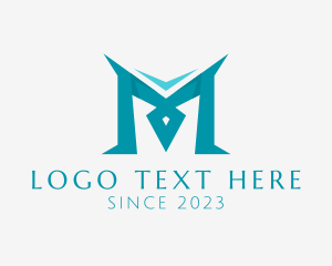 Corporation - 3D Marketing Letter M logo design