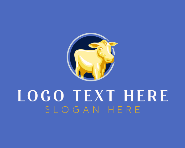 Cow - Iowa Butter Cow logo design