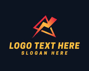 Engineer - Lightning Bolt Energy logo design