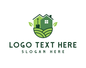Landscaper - Home Lawn Landscaping logo design