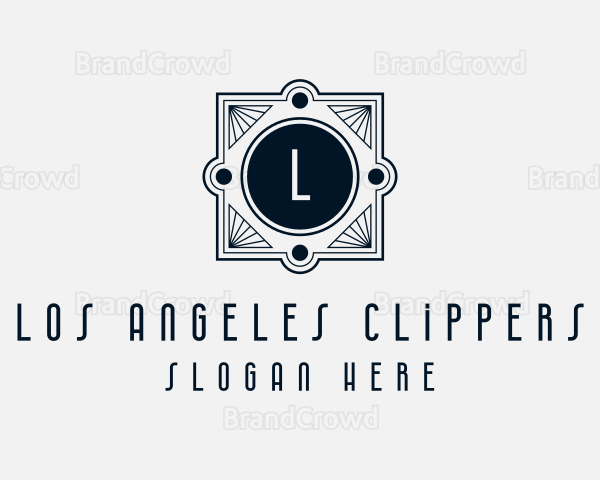Art Deco Elegant Lettermark Logo