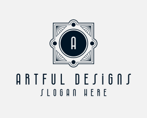 Art Deco Elegant Lettermark  logo design