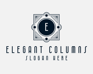 Art Deco Elegant Lettermark  logo design