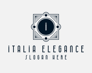 Art Deco Elegant Lettermark  logo design