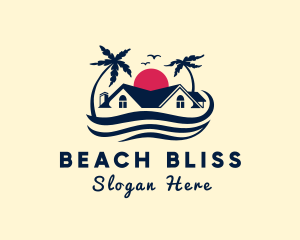 Beach House Property logo design