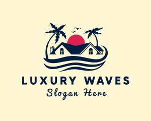 Beach House Property logo design