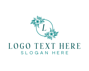 Floral Jewelry Boutique Logo