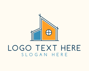 Home Decorator - Home Structure Builder logo design