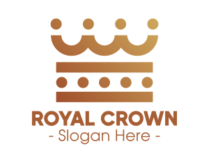 Majesty - Monarch King Crown logo design