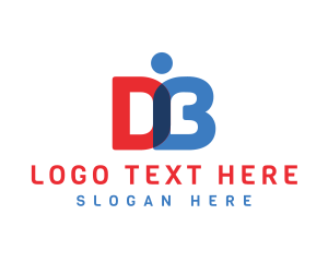 Education - D & B Book logo design