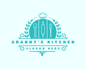 Kitchen Baking Culinary logo design