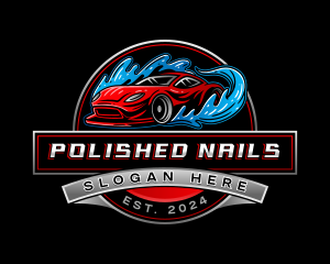 Car Wash Detailing logo design