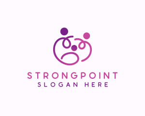 Adoption - Family Support Foundation logo design
