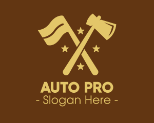 Work - Flag Axe Lumberjack, logo design