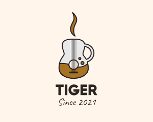 Espresso - Coffee Guitar Mug logo design