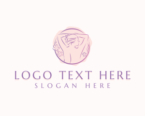 Tanning - Woman Body Spa logo design