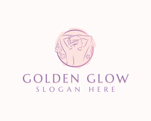 Woman Body Spa  logo design