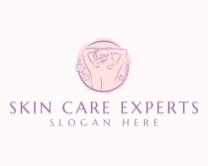 Woman Body Spa  logo design