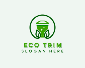 Eco Trash Garbage  logo design