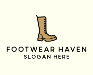 Fashion Knee Boot logo design