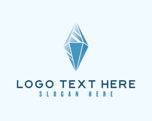 Precious Stone - Crystal Diamond Realty logo design