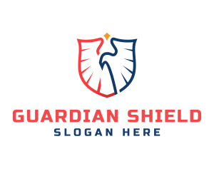 Shield - Hawk Protection Shield logo design