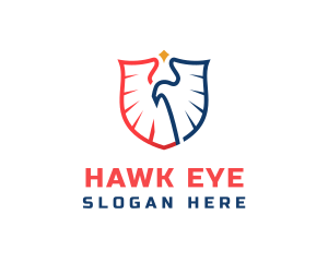 Hawk Protection Shield logo design