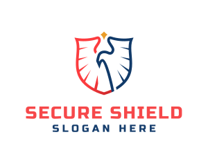 Safety - Hawk Protection Shield logo design