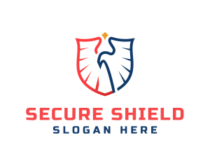 Hawk Protection Shield logo design