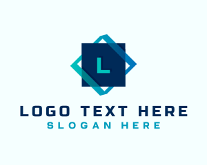 Technology - Gradient Tech Cube logo design